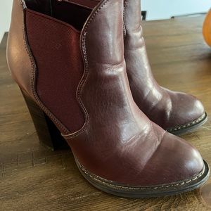 Maroon Booties